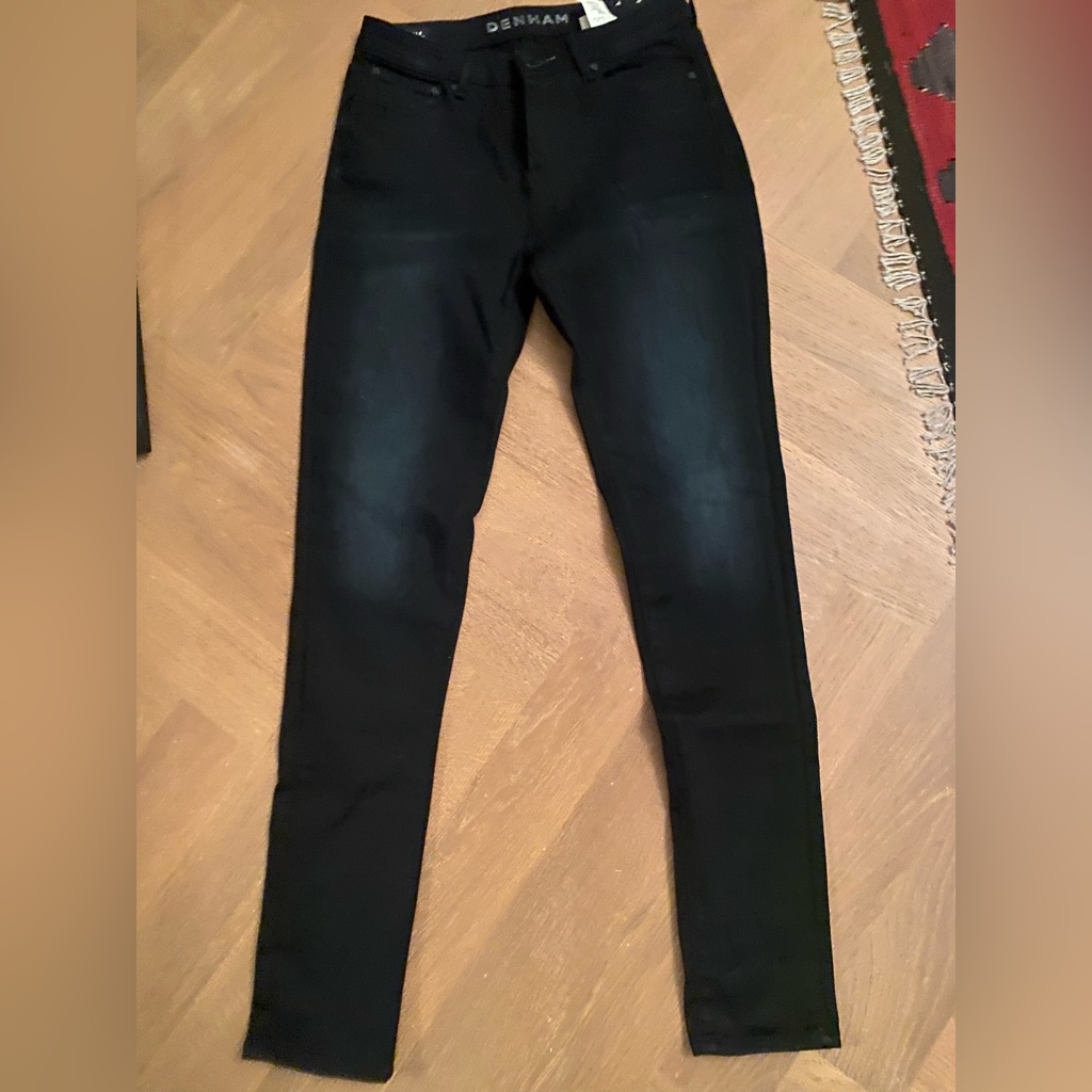 Denham Jeans Needle Very Dark Blue High Skinny Fit - 28